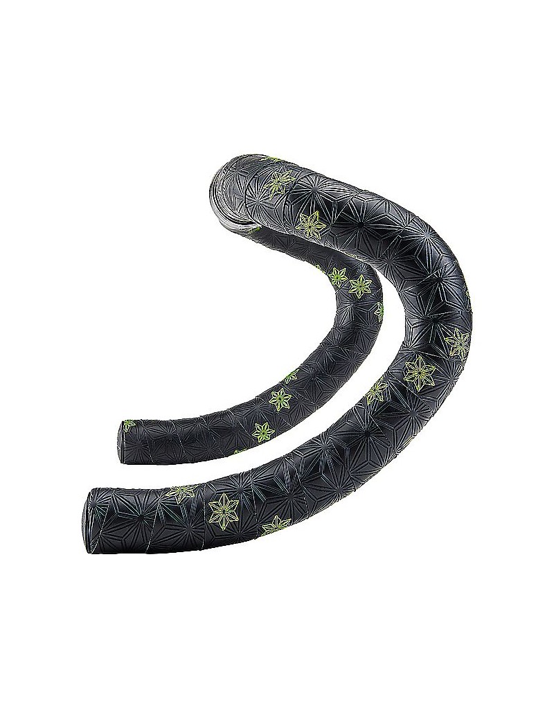 SUPER STICKY KUSH TAPE GALAXY NEON YEL PRINT/ANO BLK PLUGS